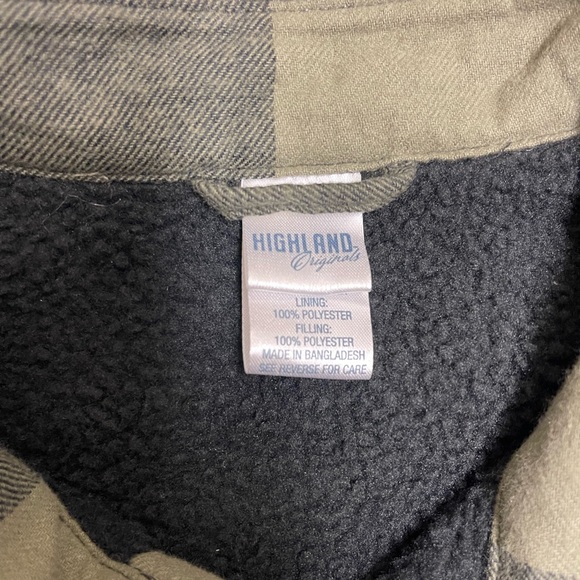 Highland Sherpa Lined Work Jacket/Flannel - Picture 4 of 6